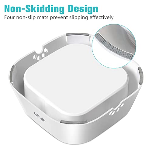 UPSKY No-Spill Pet Water Bowl, Slow Water Feeder, No-Slip Pet Water Dispenser 35oz Feeder Bowl