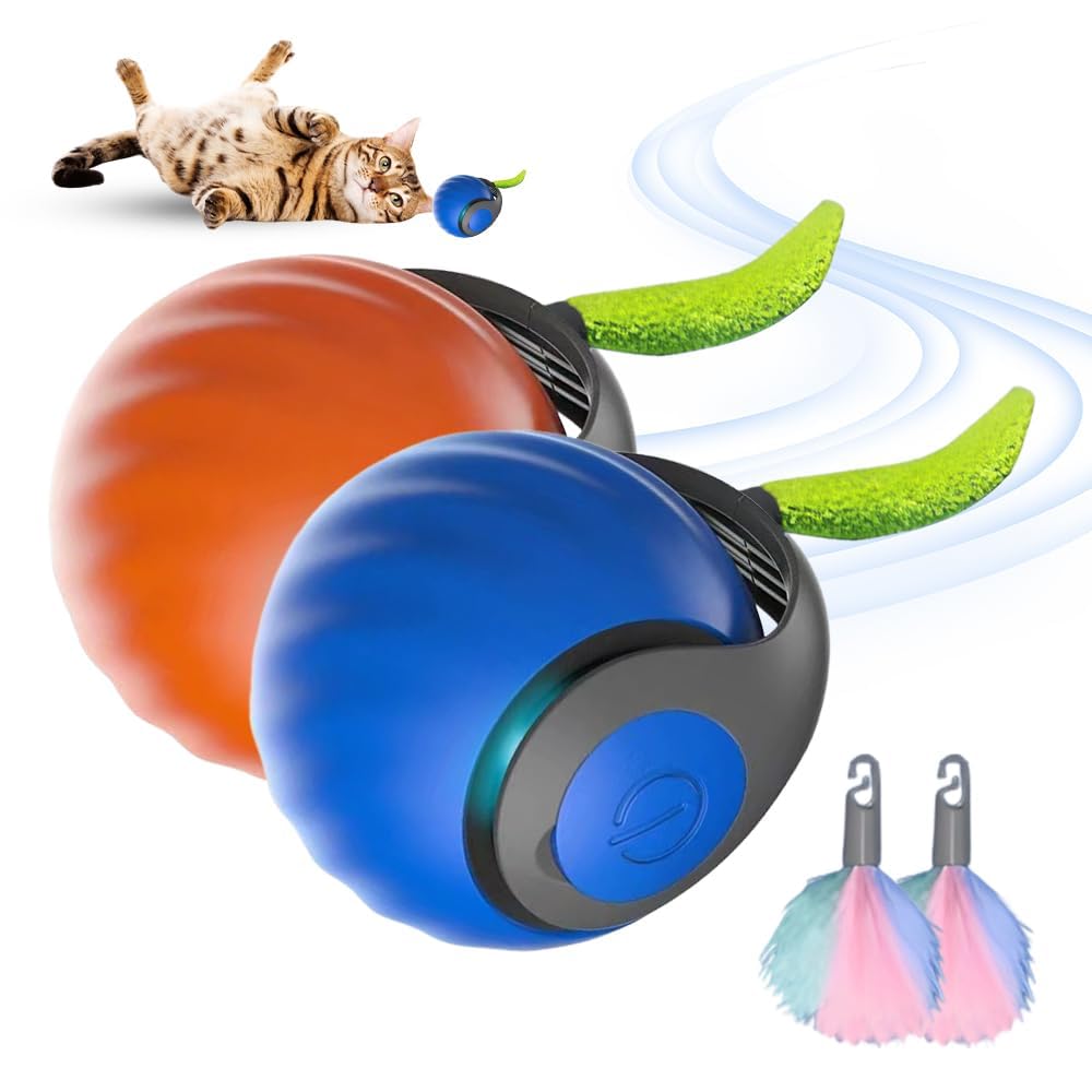 AULCTR Speedy 3.0 Rechargeable Rolling Tail Cat Toy