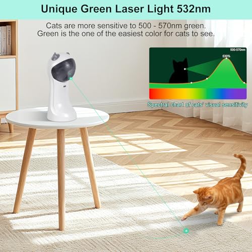 TBTeek Automatic Interactive Cat Toy for Indoor Cats