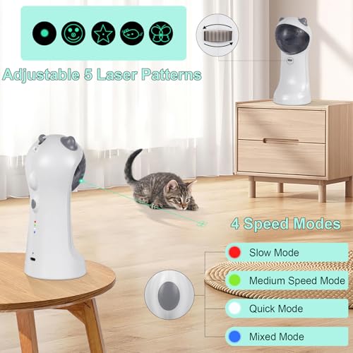 TBTeek Automatic Interactive Cat Toy for Indoor Cats