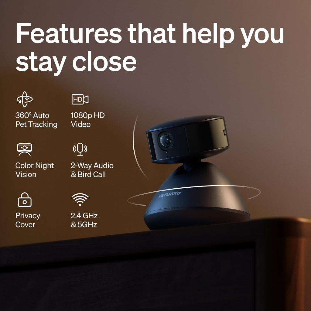 PETLIBRO 360° AI Pet Camera with Multi-Pet Recognition