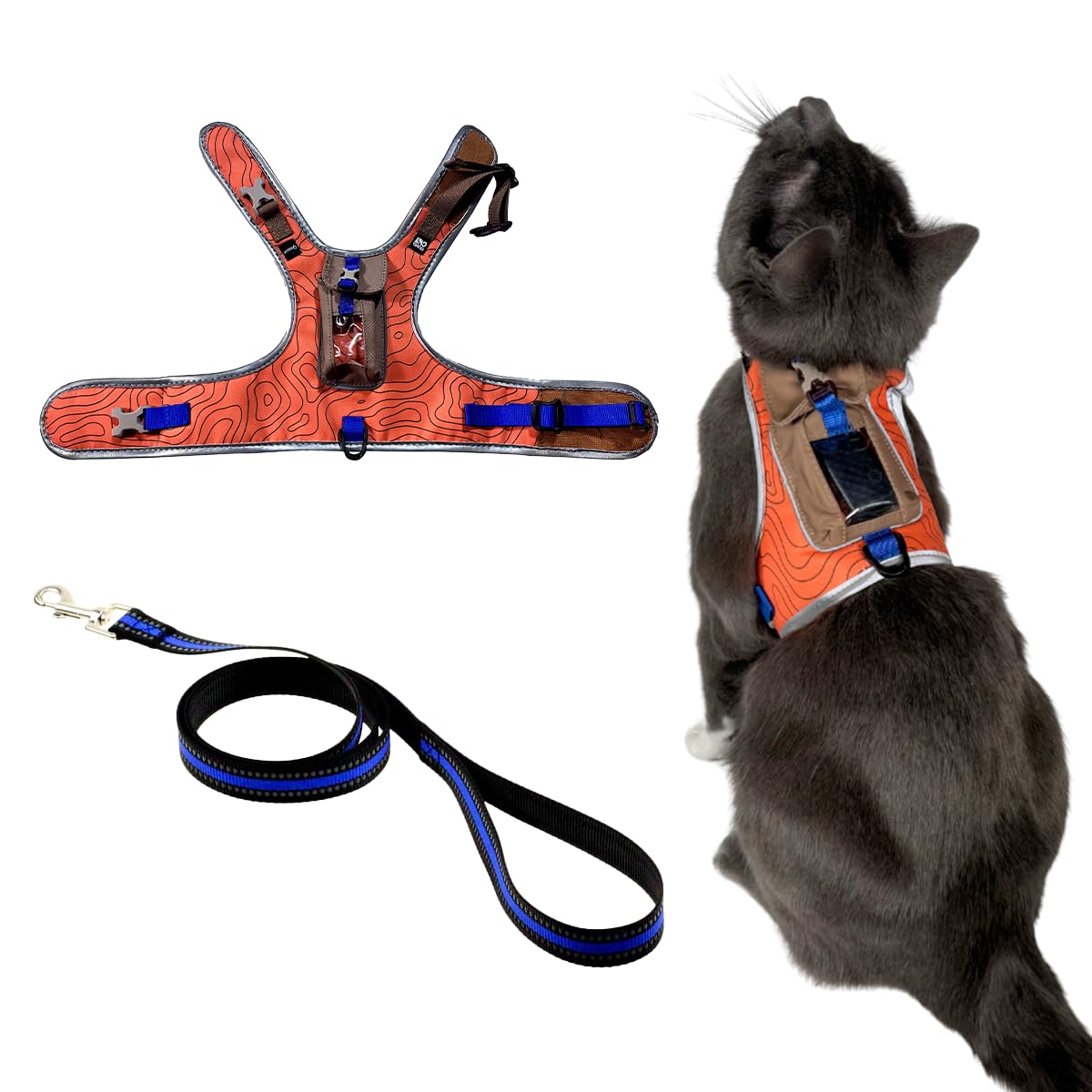 Travel Cat Pathfinder Escape-Proof GPS Tracker Harness