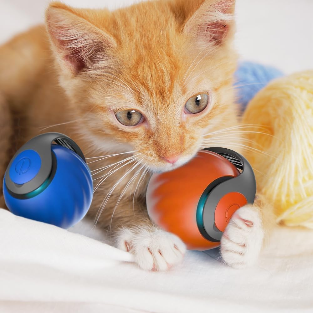 AULCTR Speedy 3.0 Rechargeable Rolling Tail Cat Toy