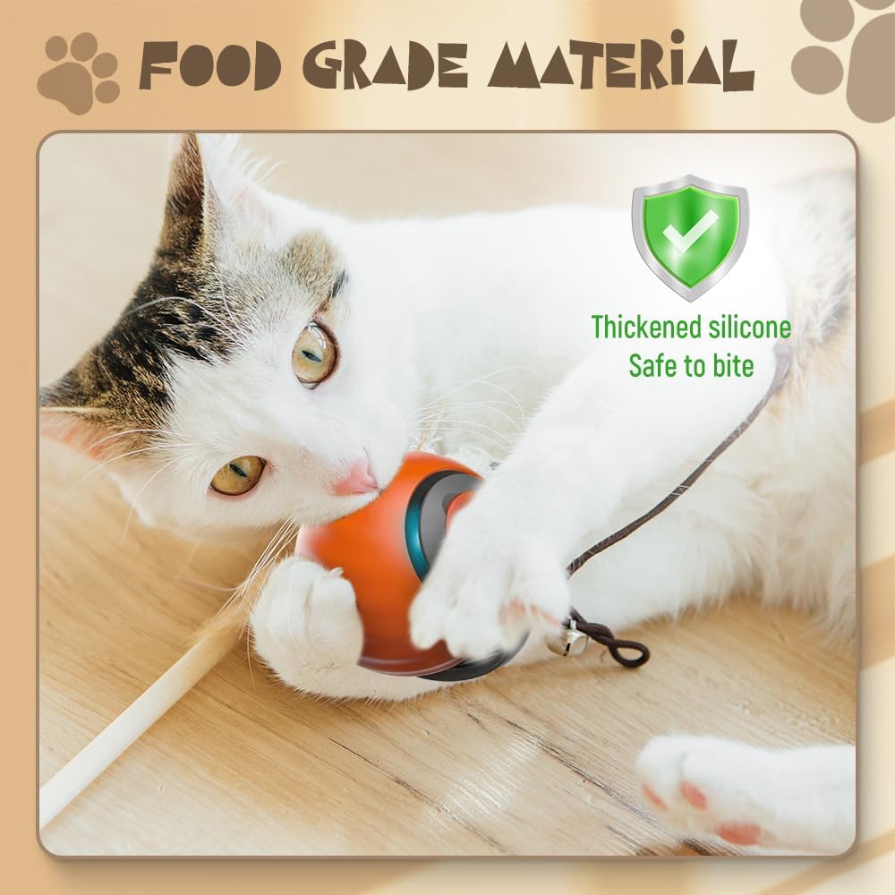 AULCTR Speedy 3.0 Rechargeable Rolling Tail Cat Toy