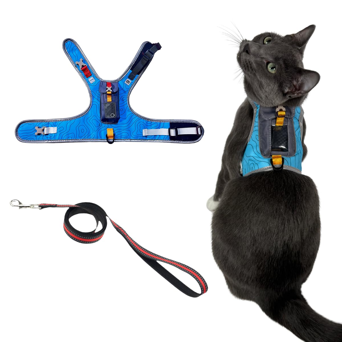 Travel Cat Pathfinder Escape-Proof GPS Tracker Harness