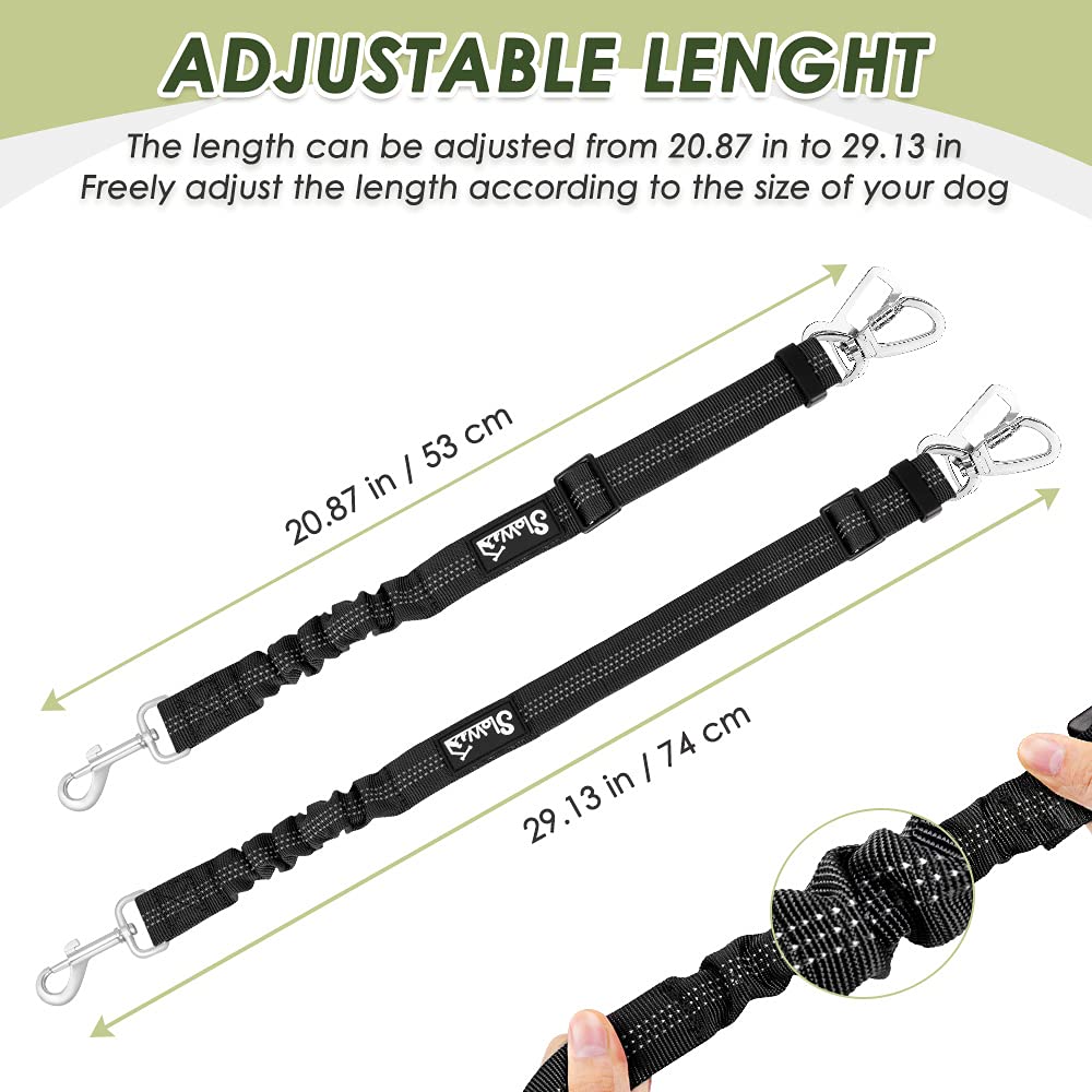 SlowTon Breathable Dog Car Harness and Seat Belt Tether