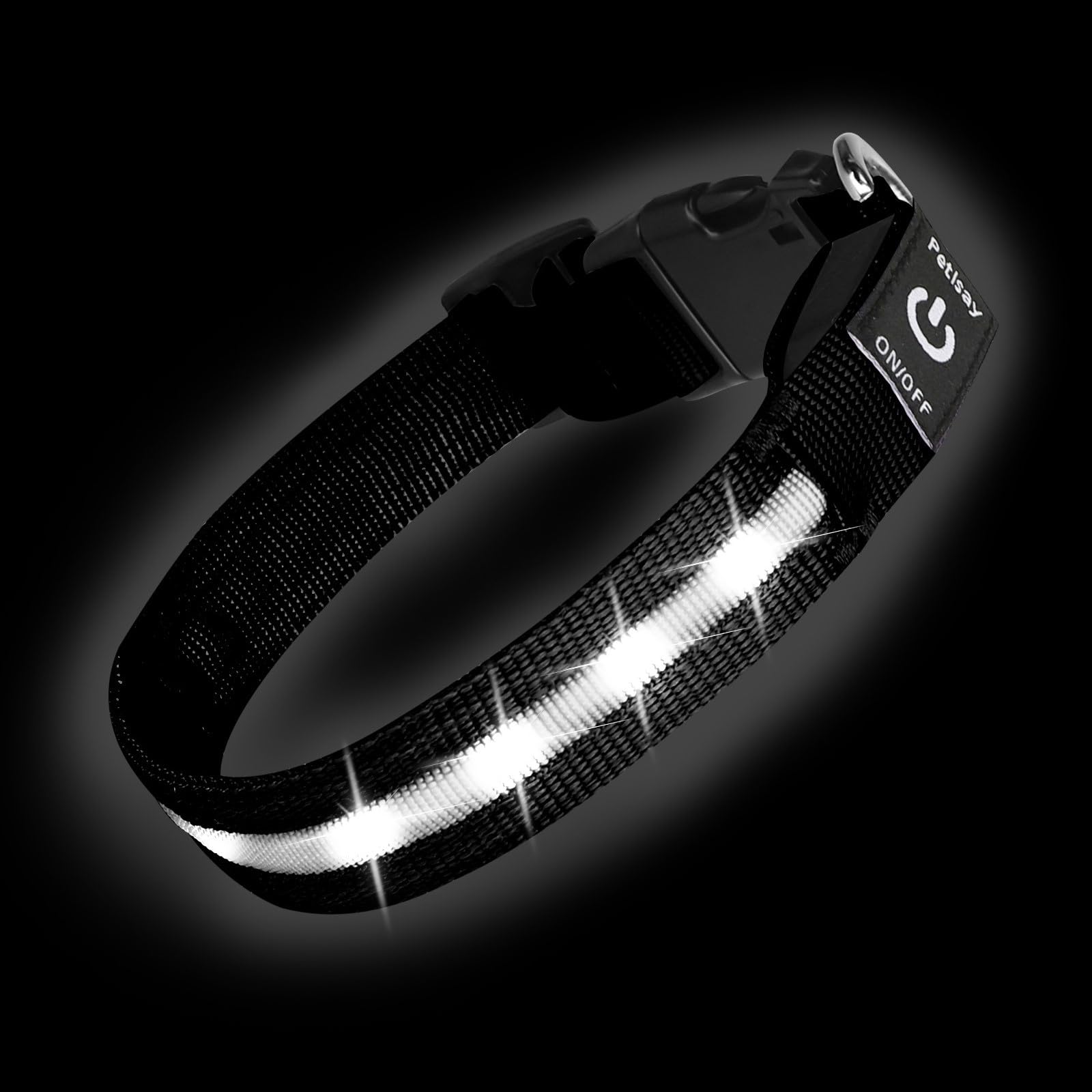 Super Bright USB-C Rechargeable LED Dog Safety Collar