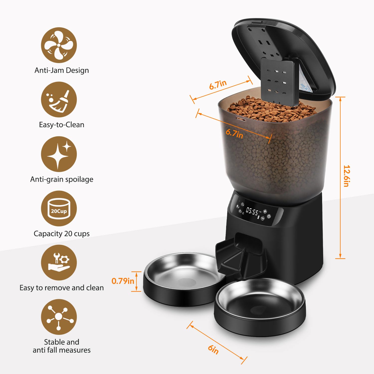 Automatic Cat Feeders for Two Cats