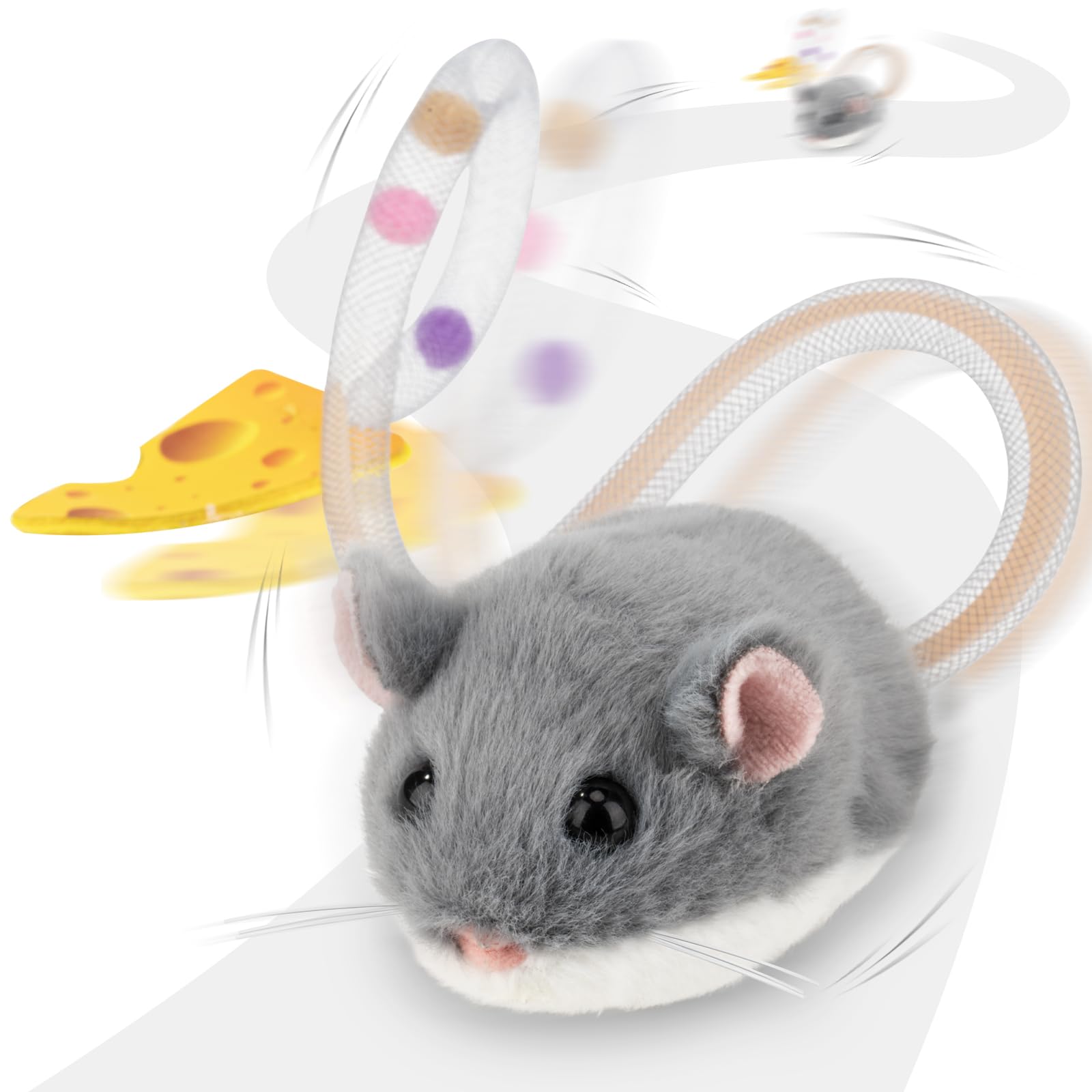 Migipaws MigiMouse 360° Rolling Interactive Cat Toy