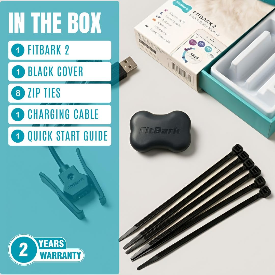 FitBark 2 Waterproof Dog Activity and Fitness Tracker