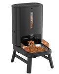 Automatic Dog Feeder for Large Breed - 15L/ 63 Cups Anti-Clog Dog Food Dispenser for 2-23mm Kibble, Elevated Stand, Large Food Tray, Dual Power, Keeps Fresh