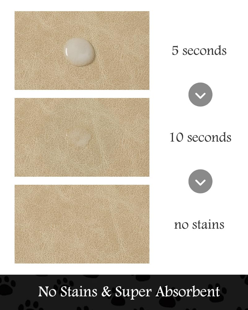PADOOR Absorbent Pet Feeding Mat for Food and Water Bowls