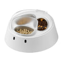 Adolug RFID Automatic Cat Feeder for Multi-Pet Households, Selective Microchip Pet Feeder with 3 Stainless Bowls (1 Public, 2 Hidden), Prevents Food Stealing, Special Diet Dispenser, Dual Power