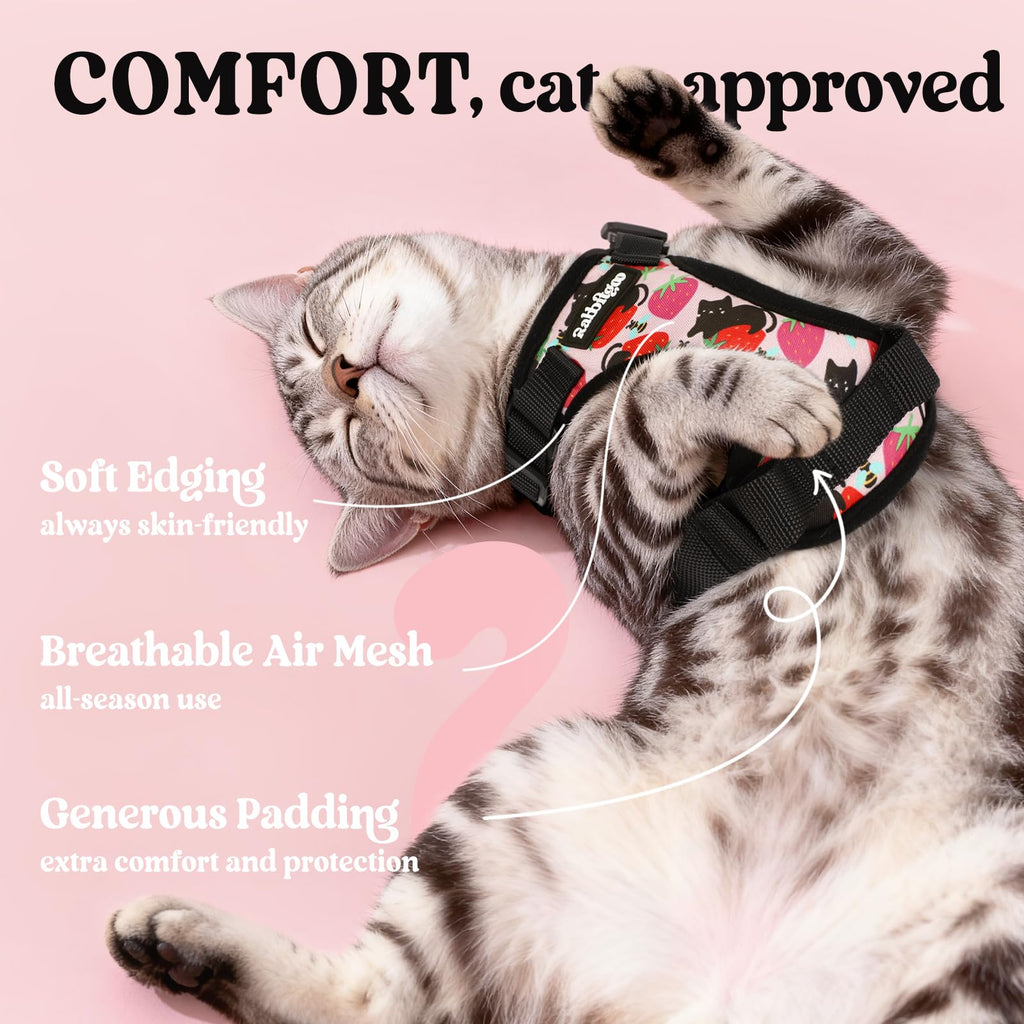 Rabbitgoo Adjustable Cat Harness and Leash Set