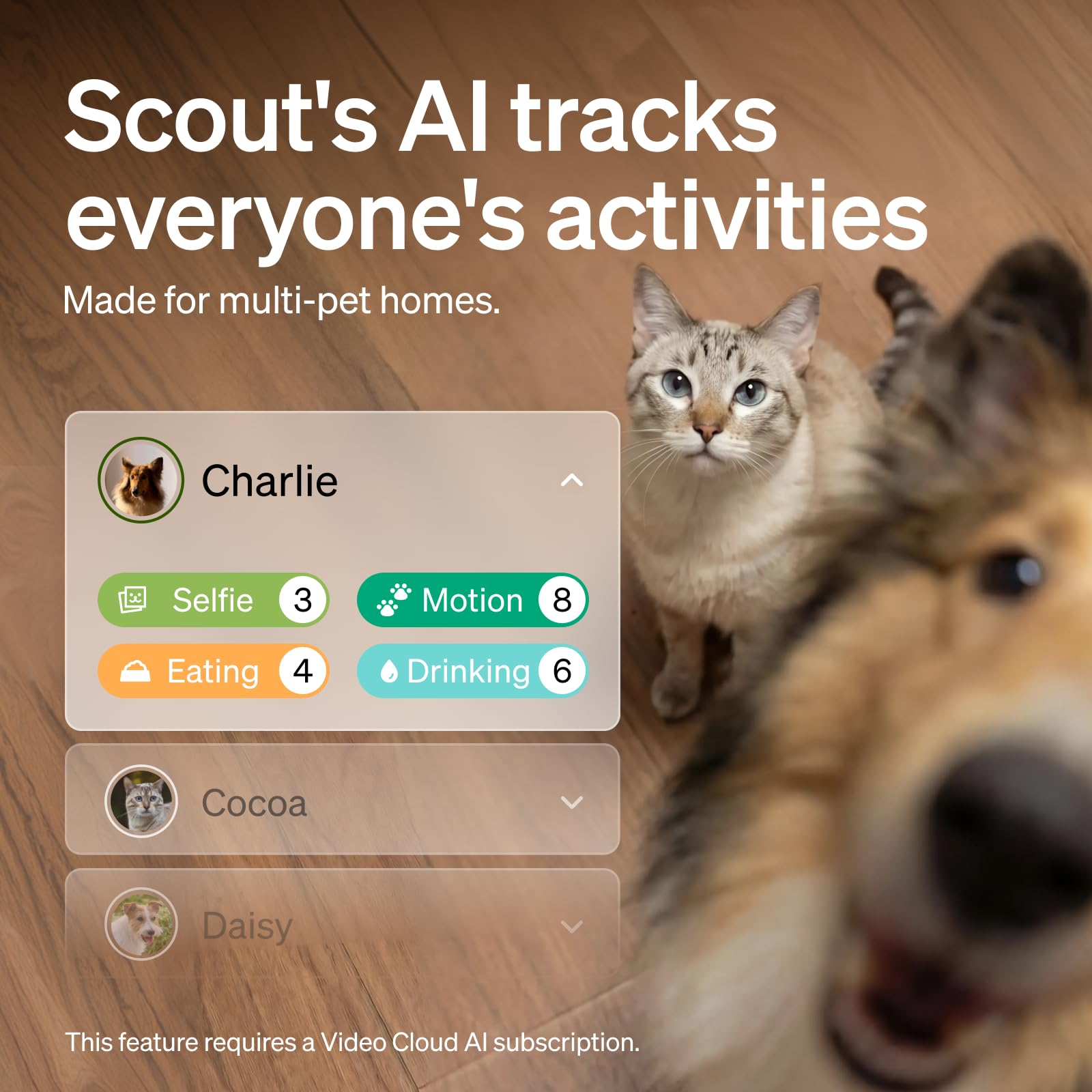 PETLIBRO 360° AI Pet Camera with Multi-Pet Recognition
