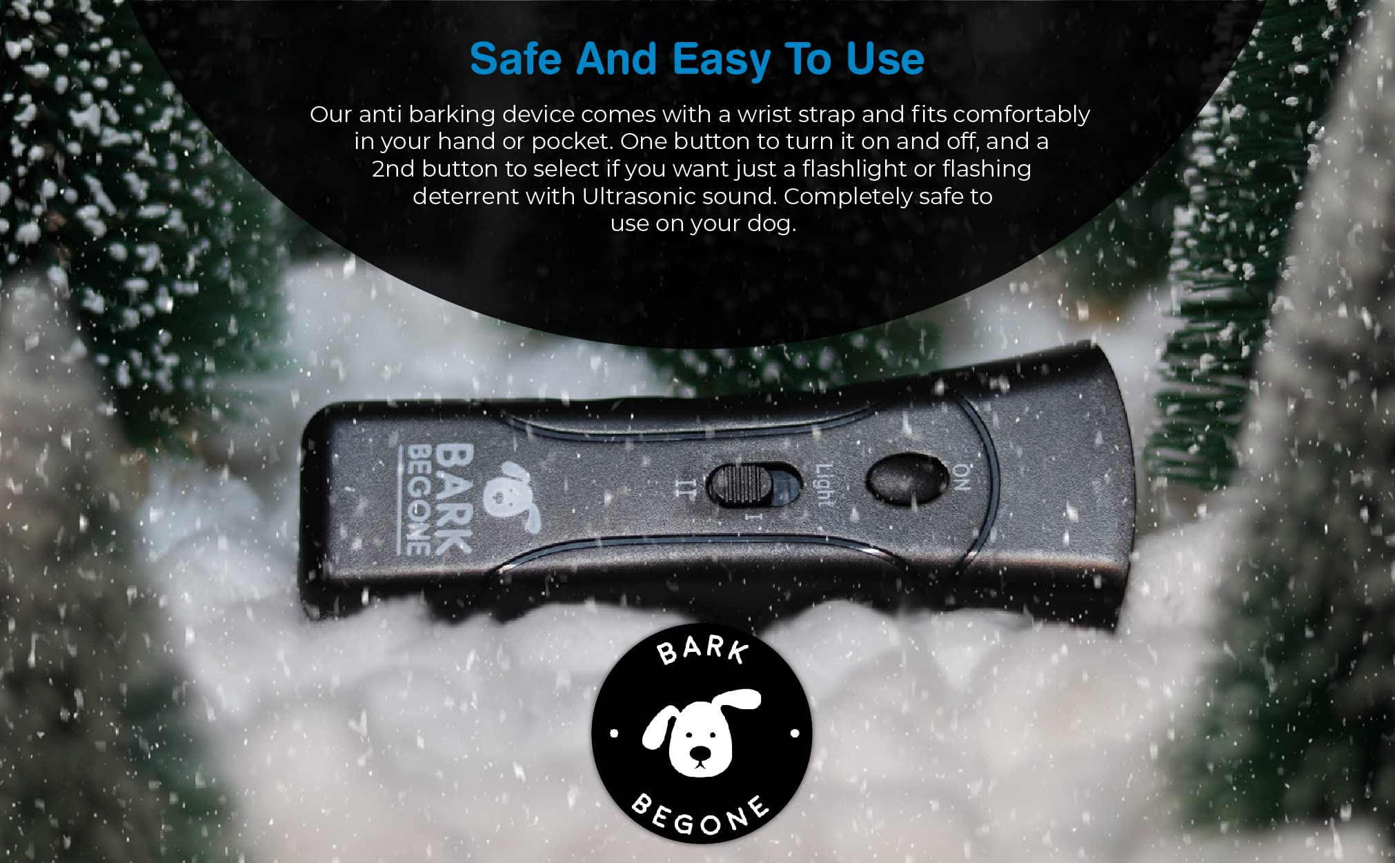 Bark Begone Ultrasonic Dog Bark Deterrent & Behavior Corrector - Stop Barking, Jumping, Aggression Without Yelling
