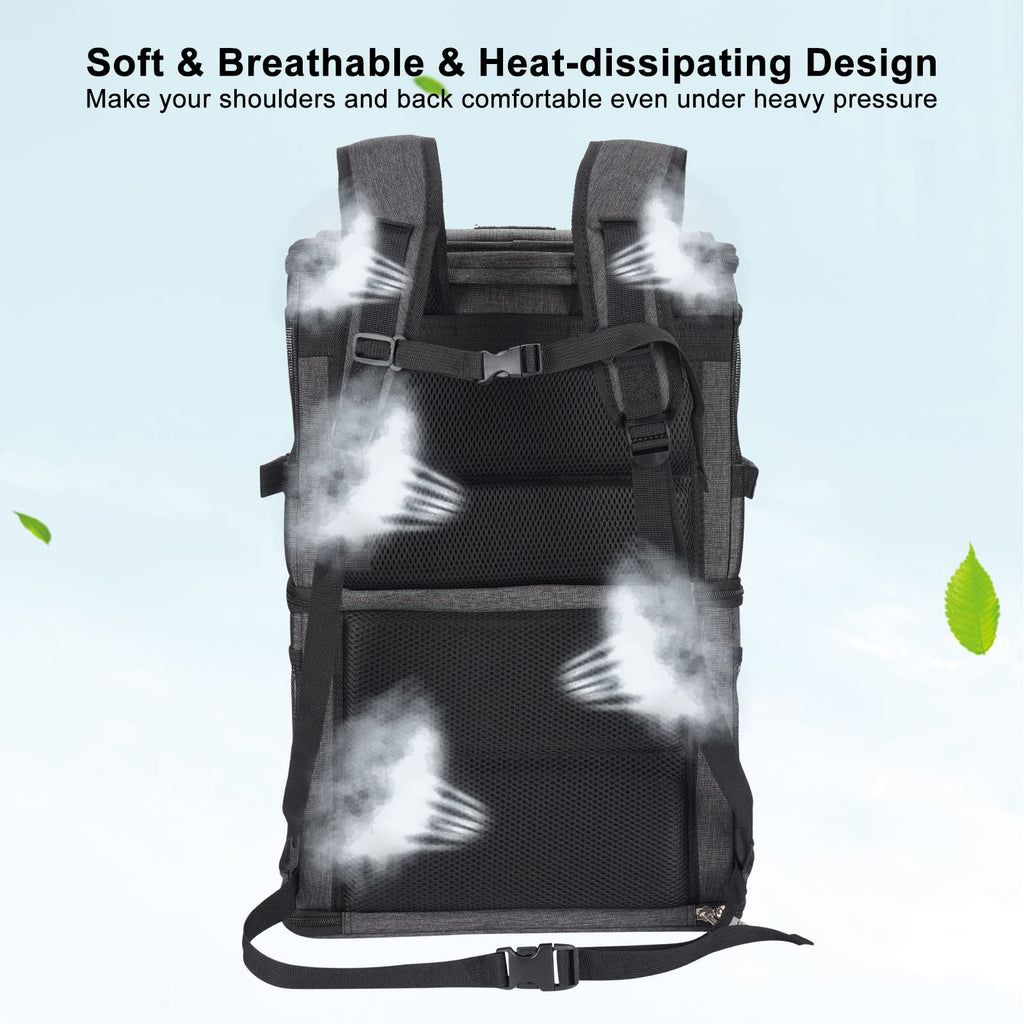 VOISTINO 2-in-1 Double Pet Carrier Backpack