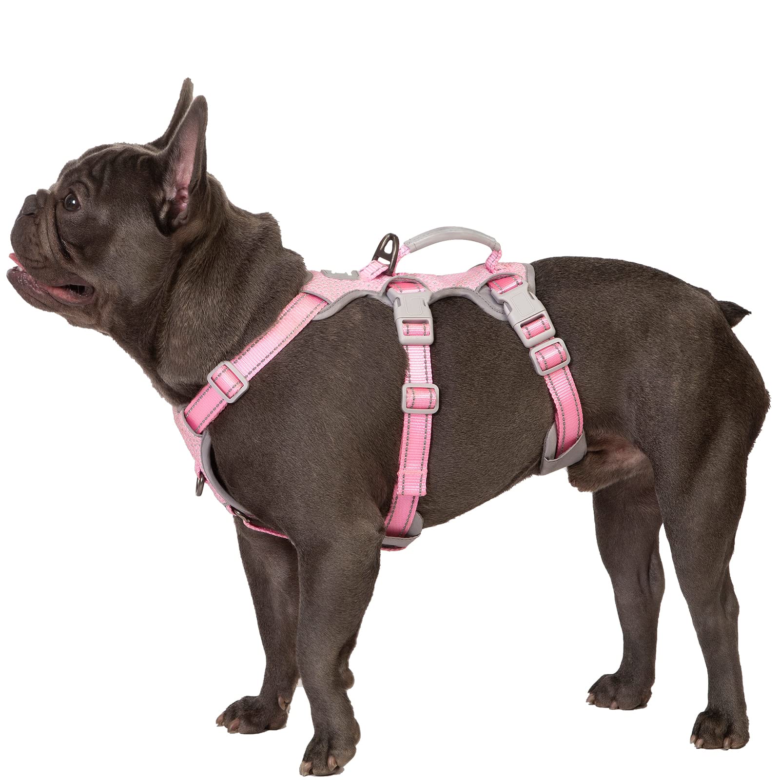 Huntboo Escape-Proof Reflective Dog Harness with Handle