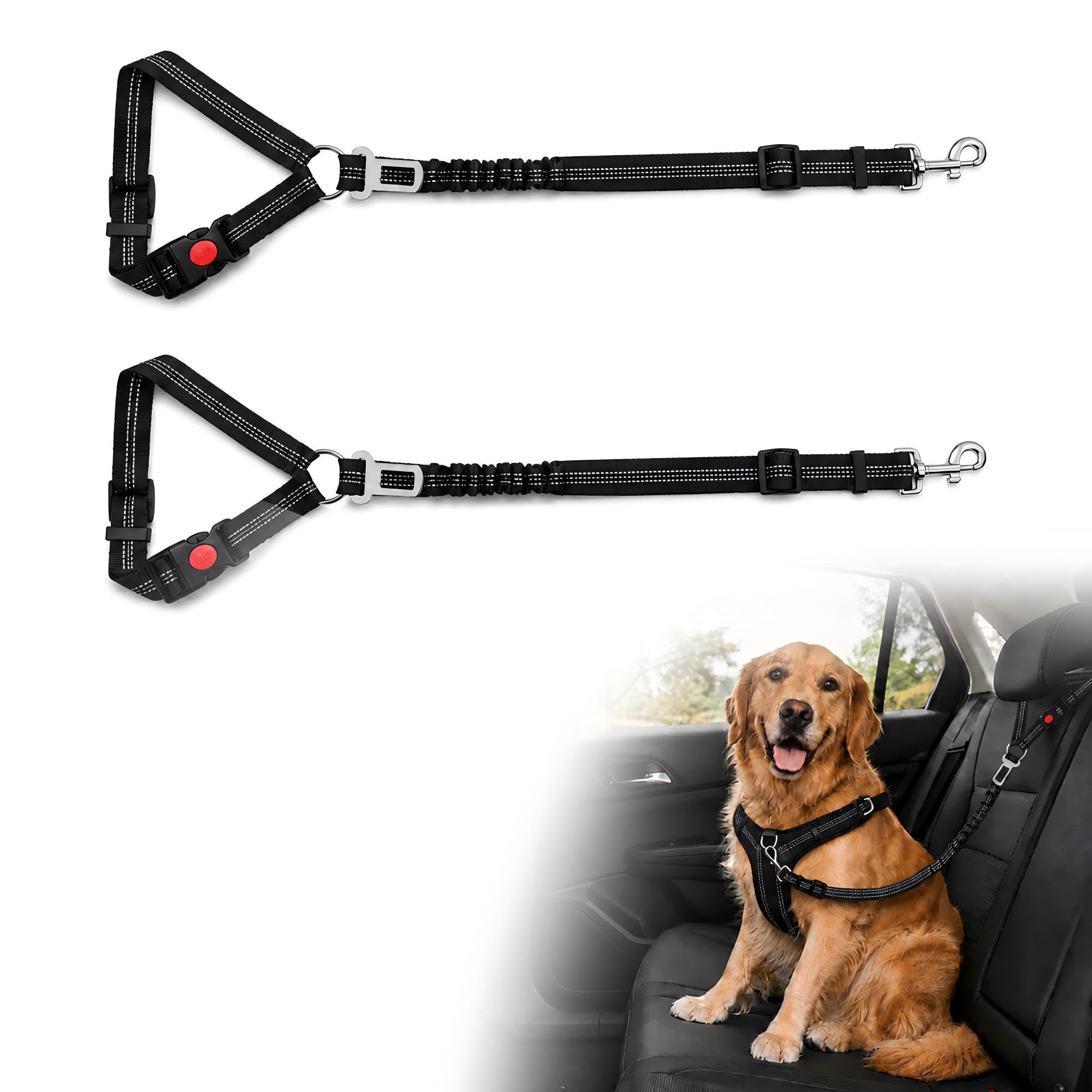 Adjustable Dog Car Seat Belt Safety Tether