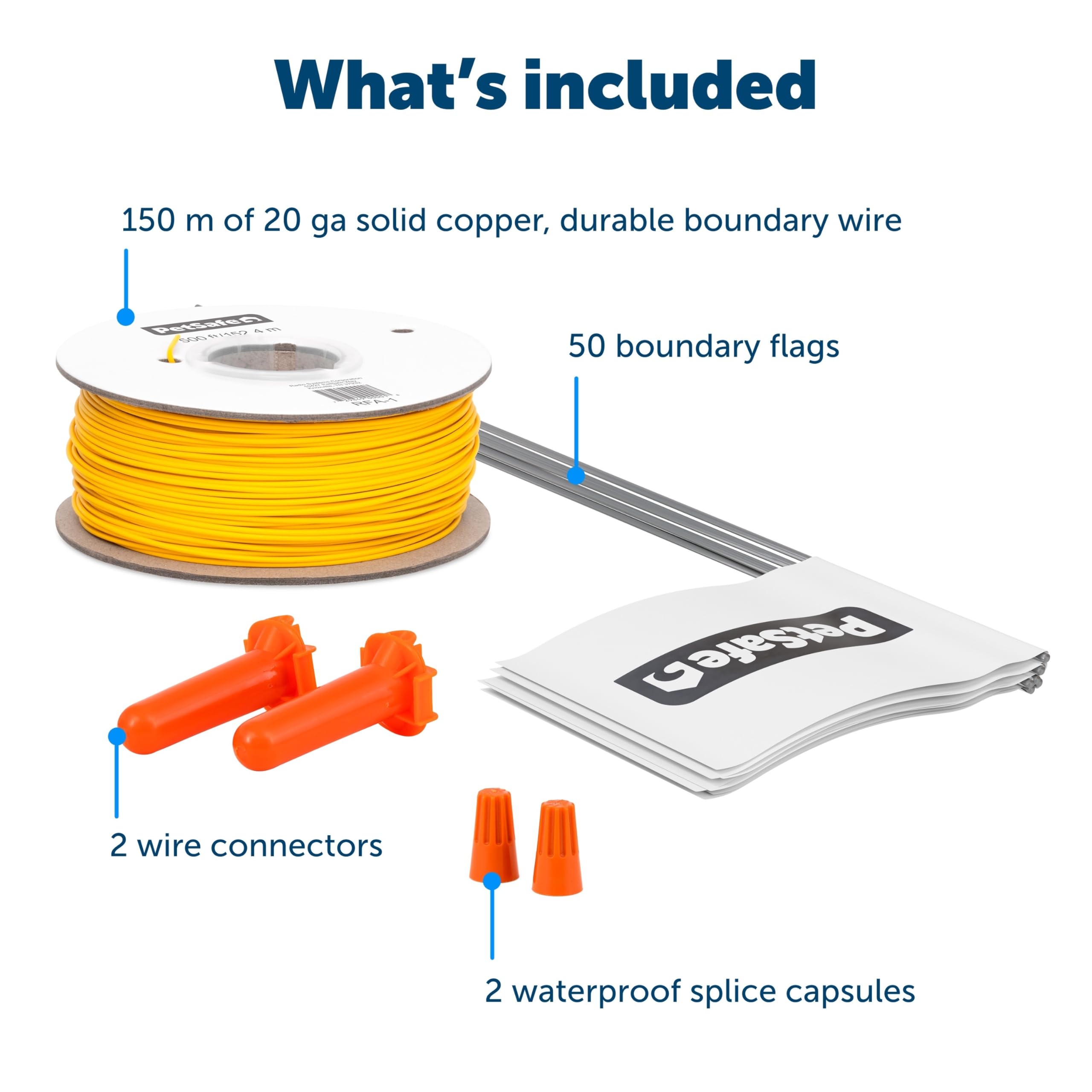 PetSafe Boundary Kit 500 Ft Wire/Splicers/Flags