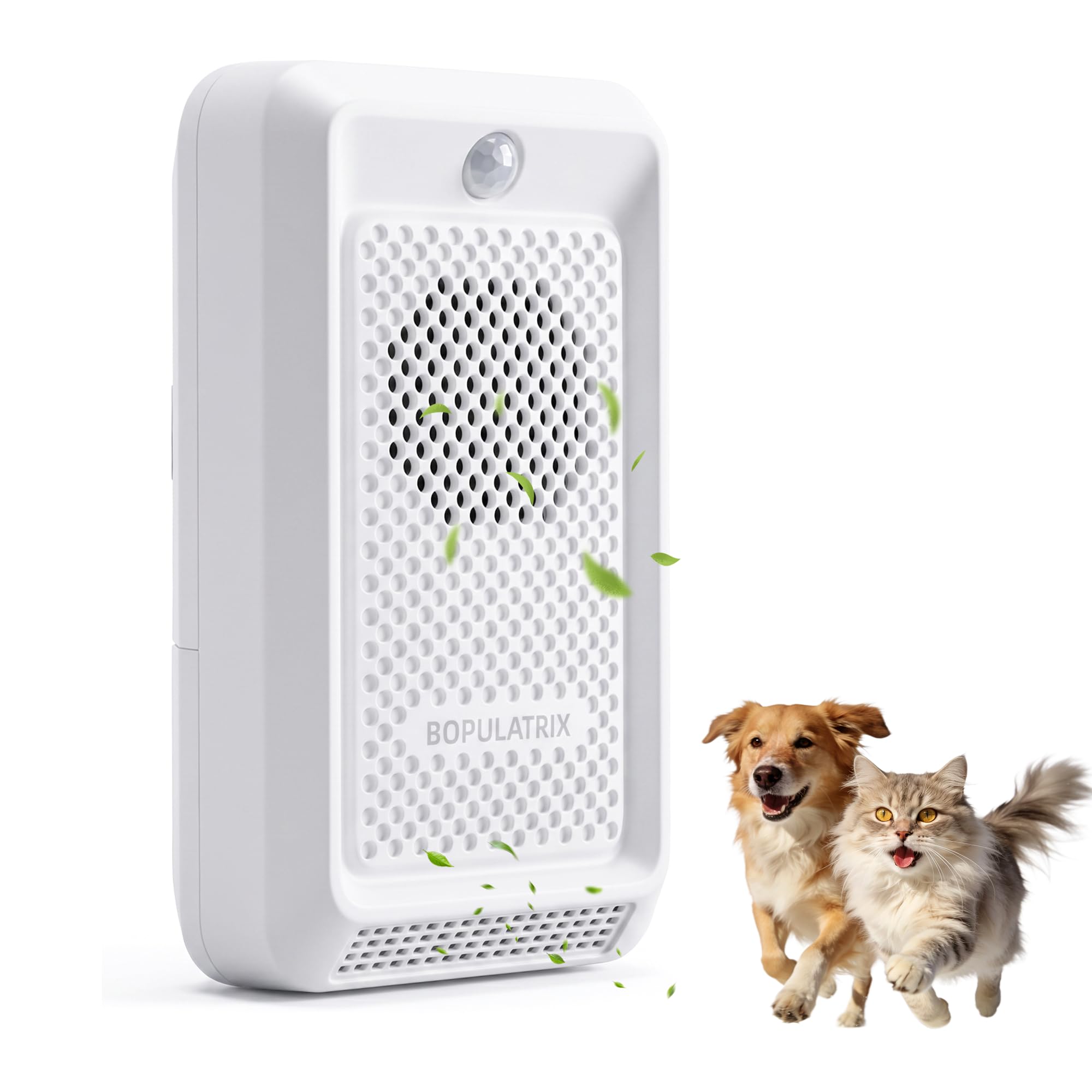Bopulatrix Cat Litter Deodorizer with Motion Sensor, 2-in-1 Pet Odor Eliminator & Freshener, Rechargeable Litter Box Deodorizer with Advanced Pod, 30dB Quiet Odor Neutralizer