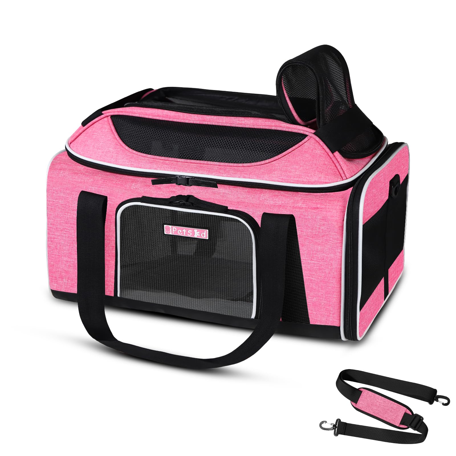 Petskd Top-Expandable Airline-Approved Small Pet Carrier