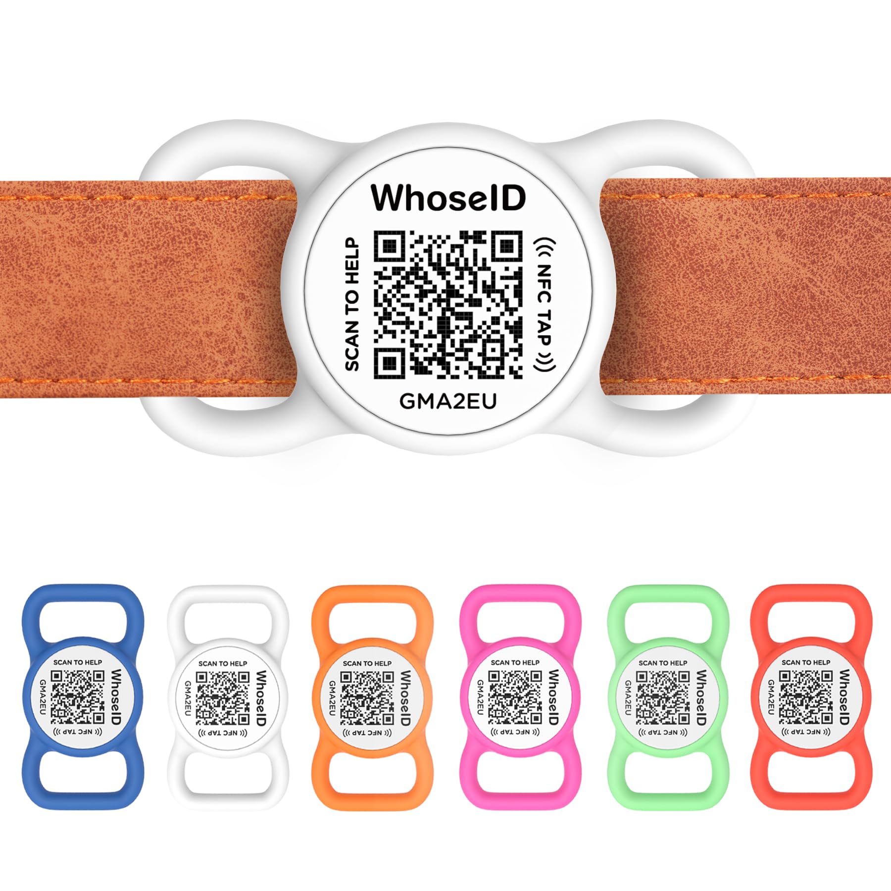 WhoseID Personalized QR Code and NFC Pet ID Tag