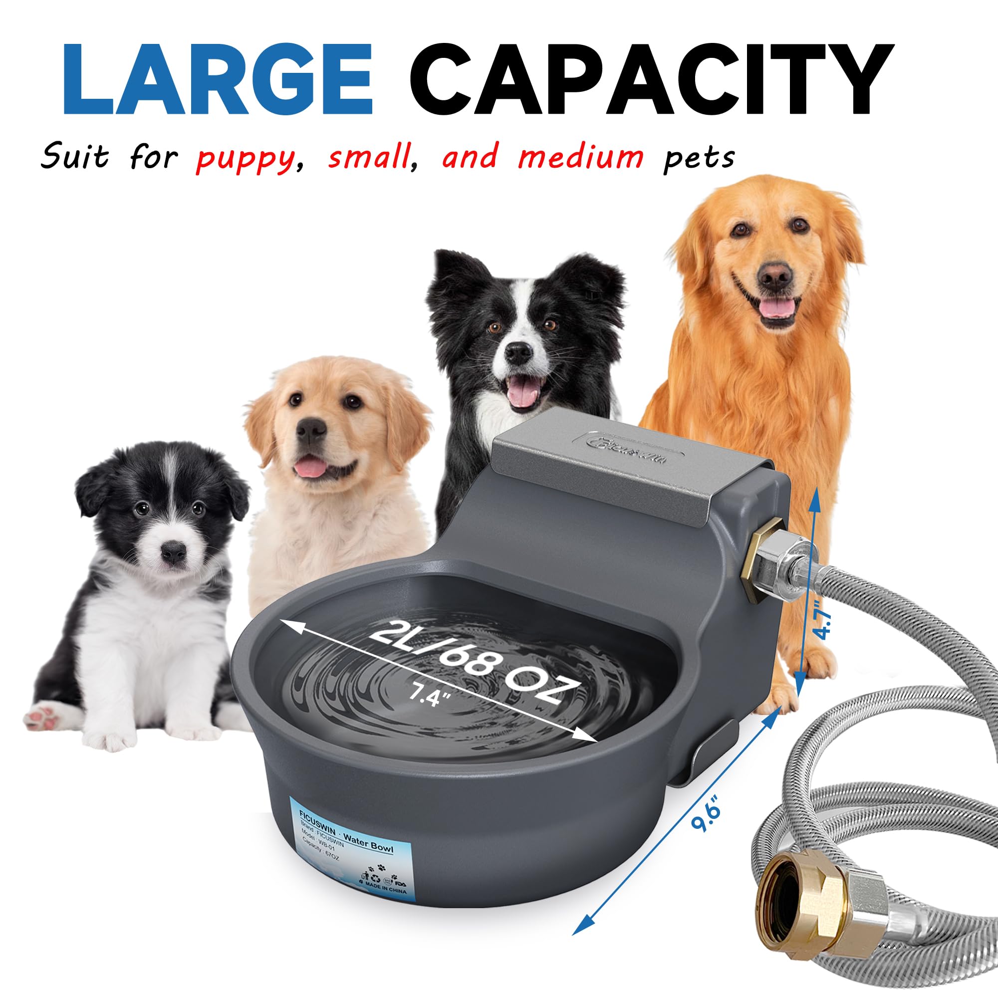 PETSOLON Automatic Dog Water Dispenser