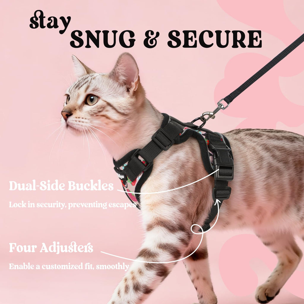 Rabbitgoo Adjustable Cat Harness and Leash Set