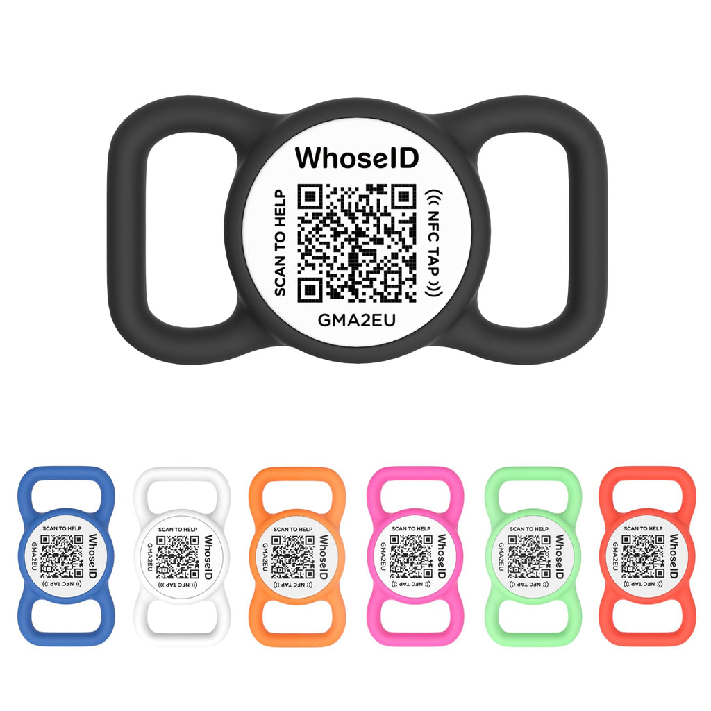 WhoseID Personalized QR Code and NFC Pet ID Tag