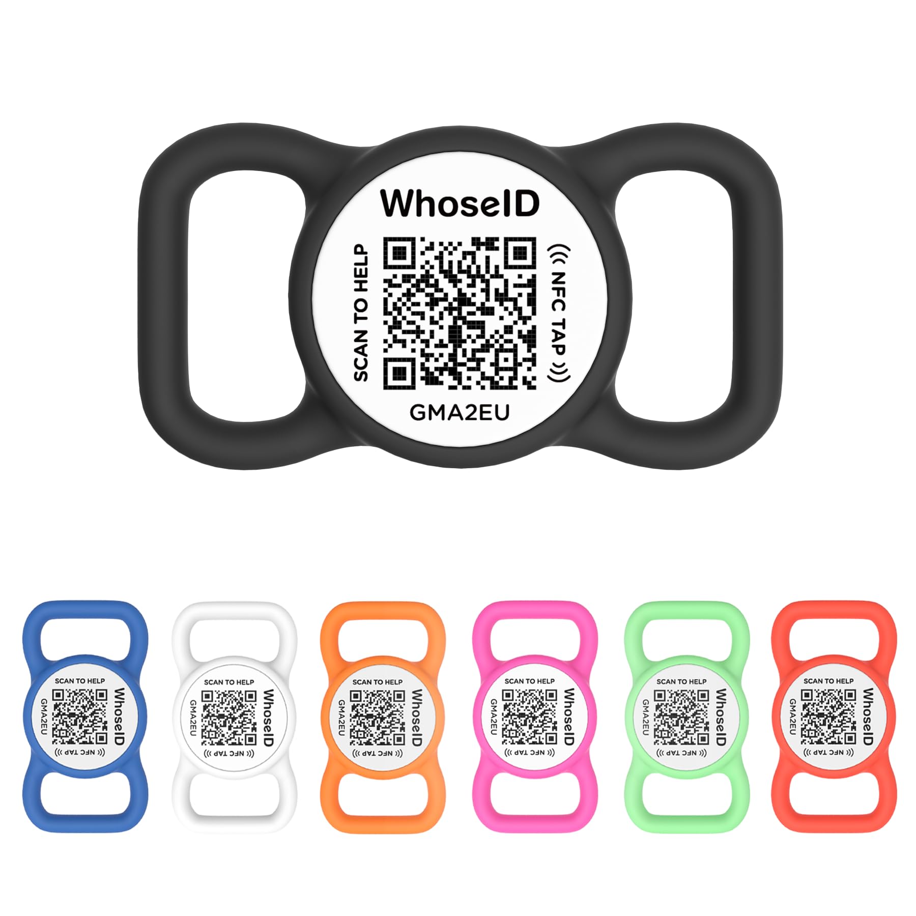 WhoseID Personalized QR Code and NFC Pet ID Tag