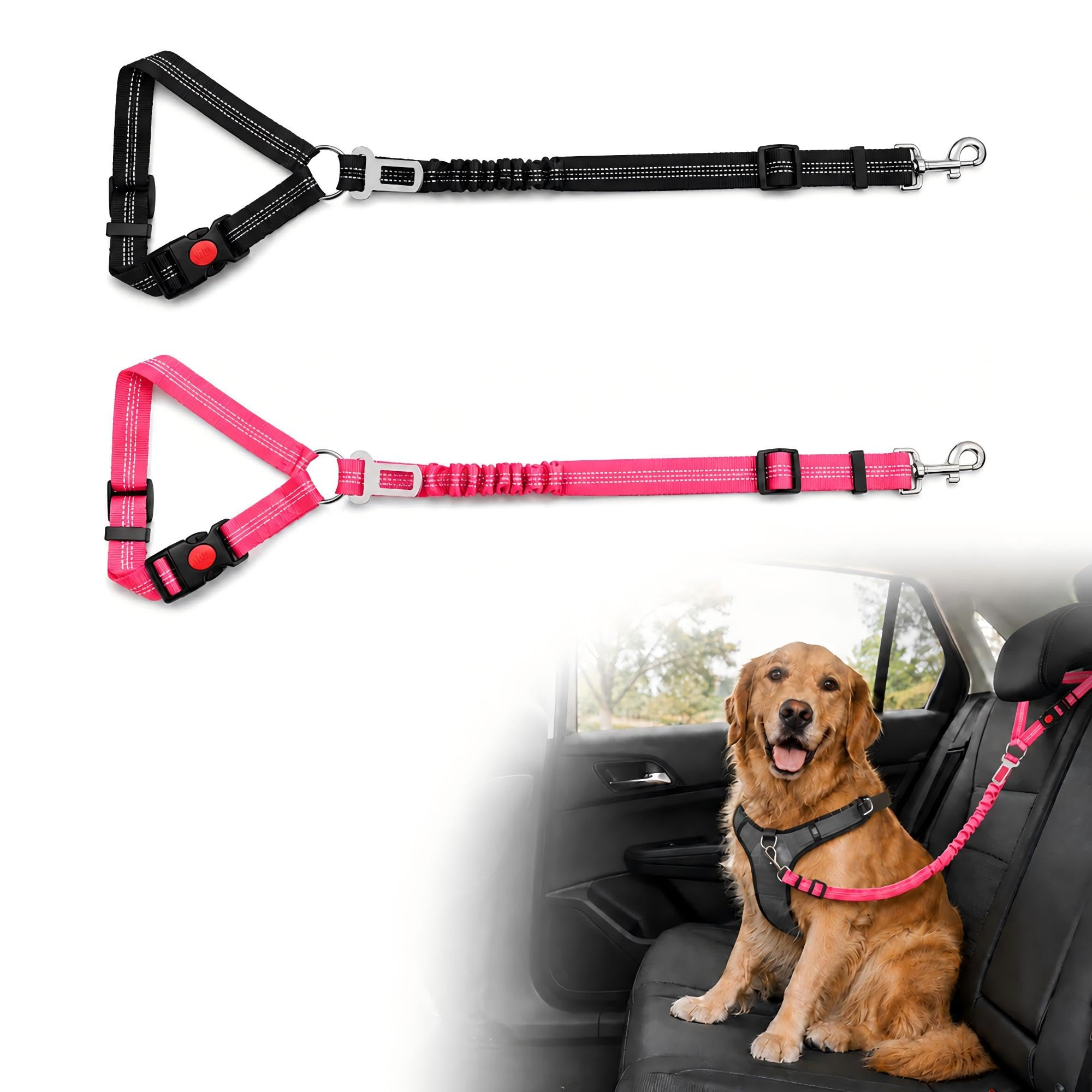Adjustable Dog Car Seat Belt Safety Tether