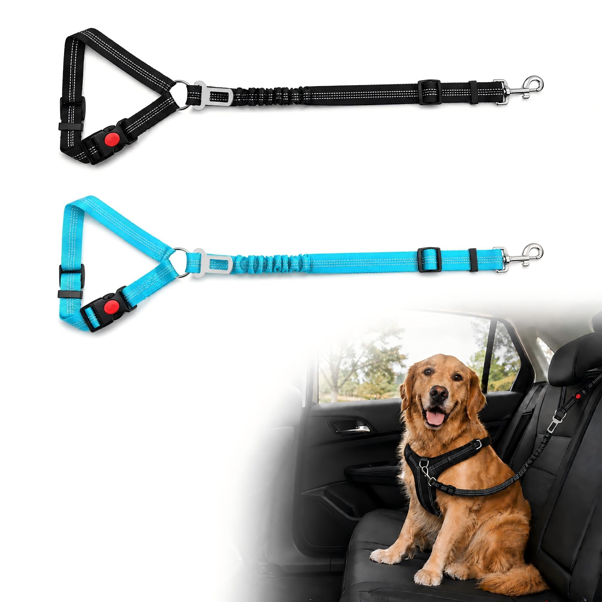 Adjustable Dog Car Seat Belt Safety Tether