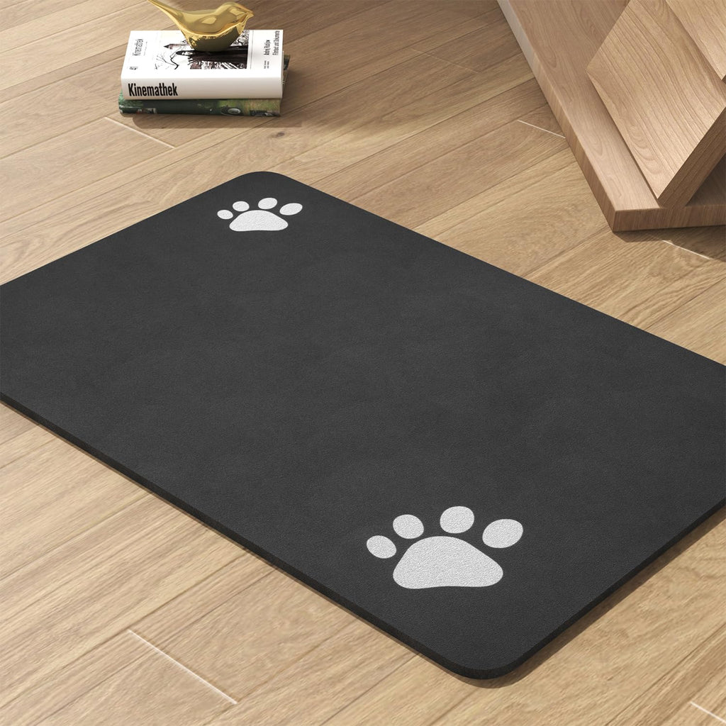PADOOR Absorbent Pet Feeding Mat for Food and Water Bowls