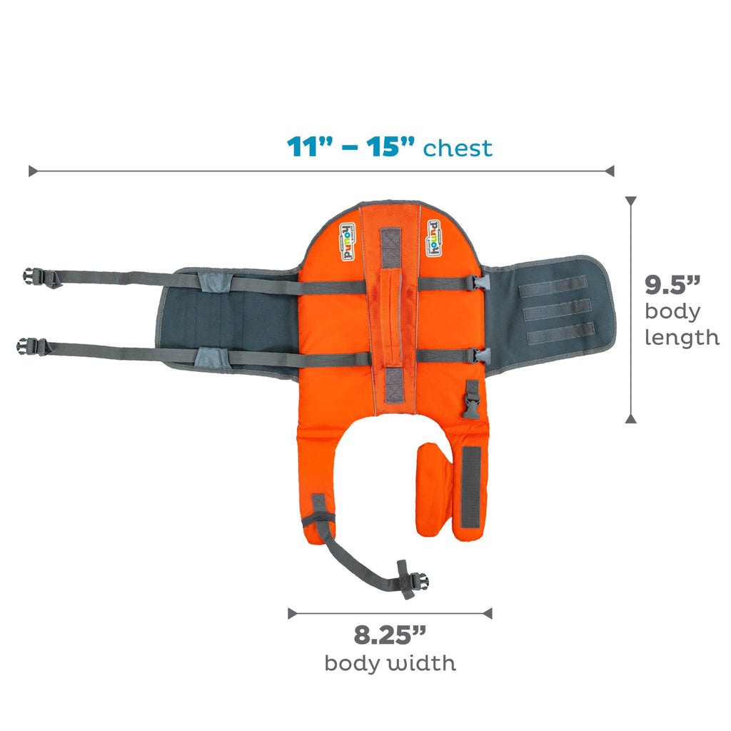 Outward Hound Dawson Red Dog Life Jacket, Large