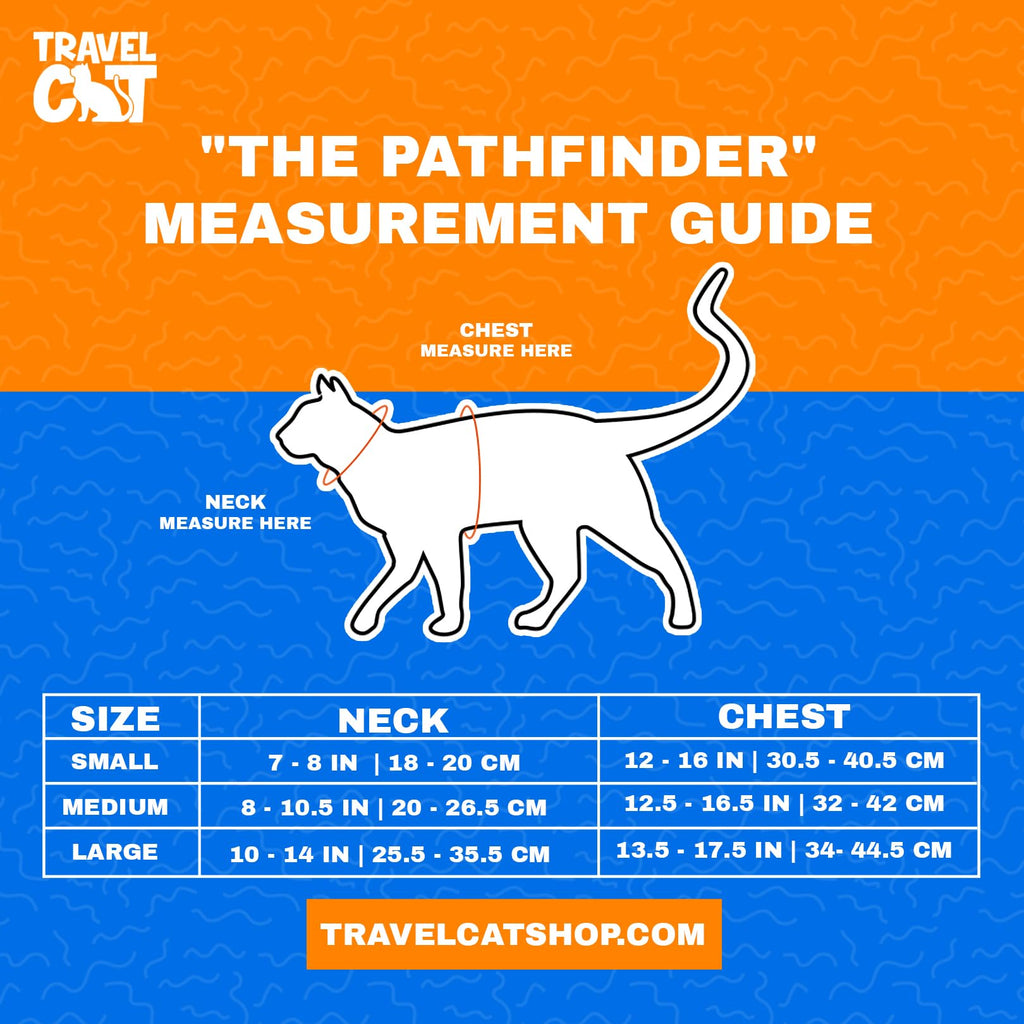 Travel Cat Pathfinder Escape-Proof GPS Tracker Harness