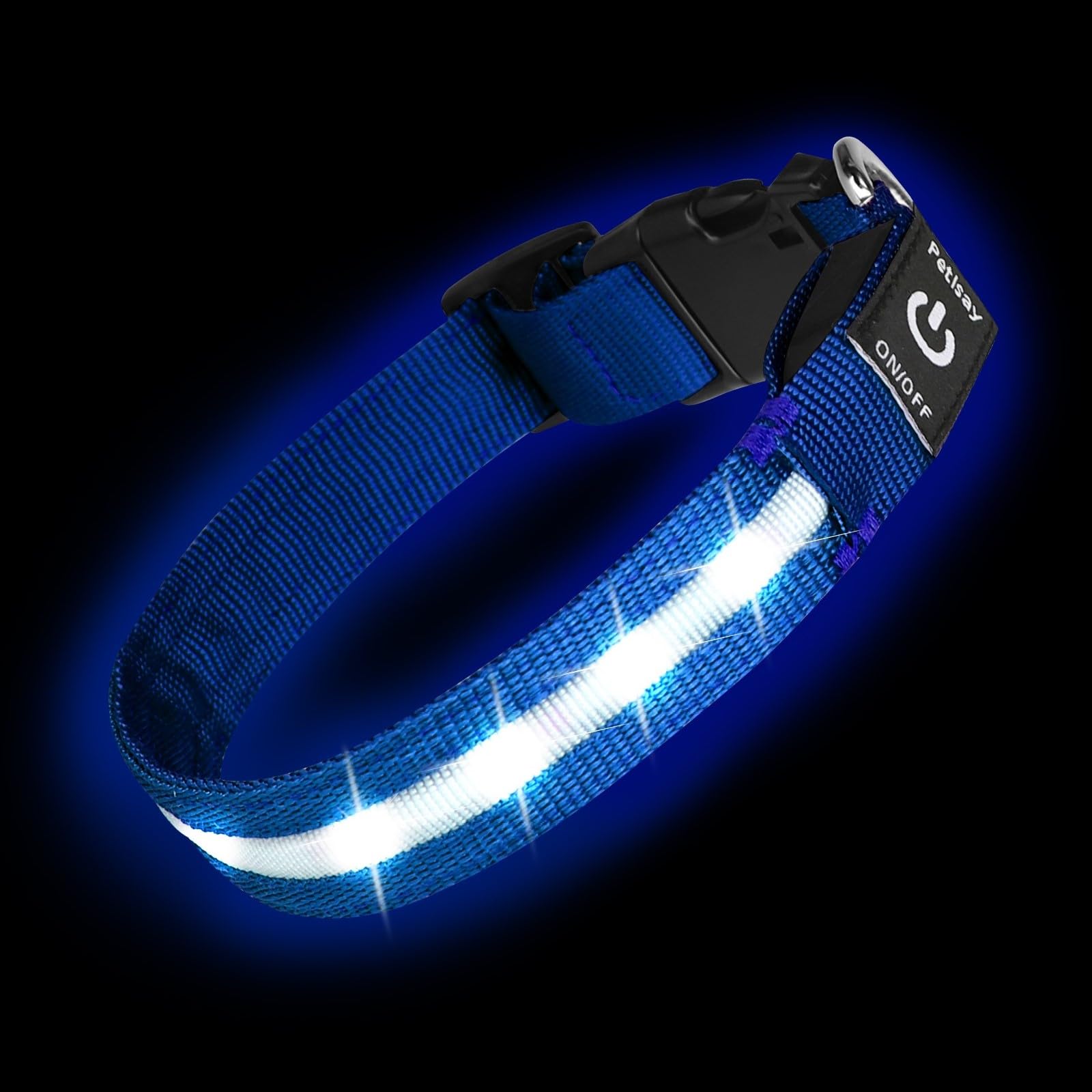 Super Bright USB-C Rechargeable LED Dog Safety Collar