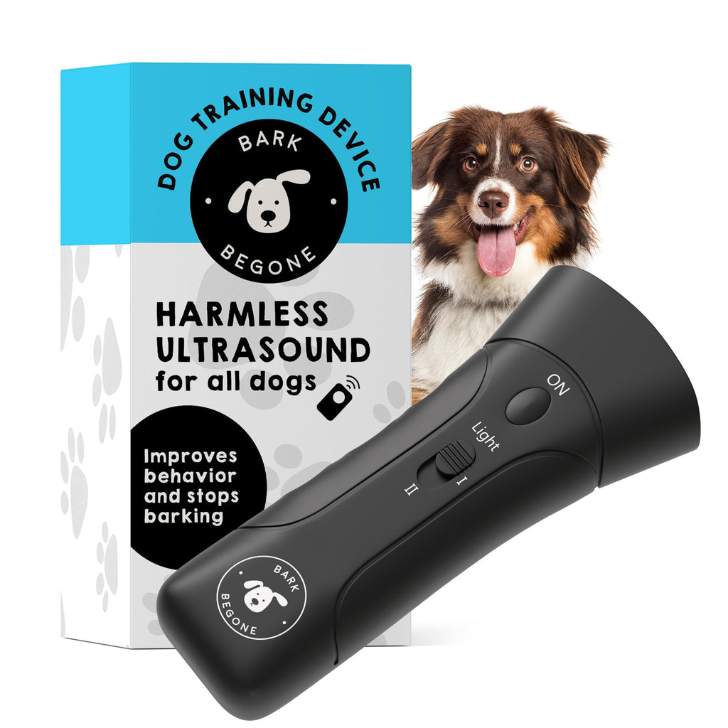 Bark Begone Ultrasonic Dog Bark Deterrent & Behavior Corrector - Stop Barking, Jumping, Aggression Without Yelling