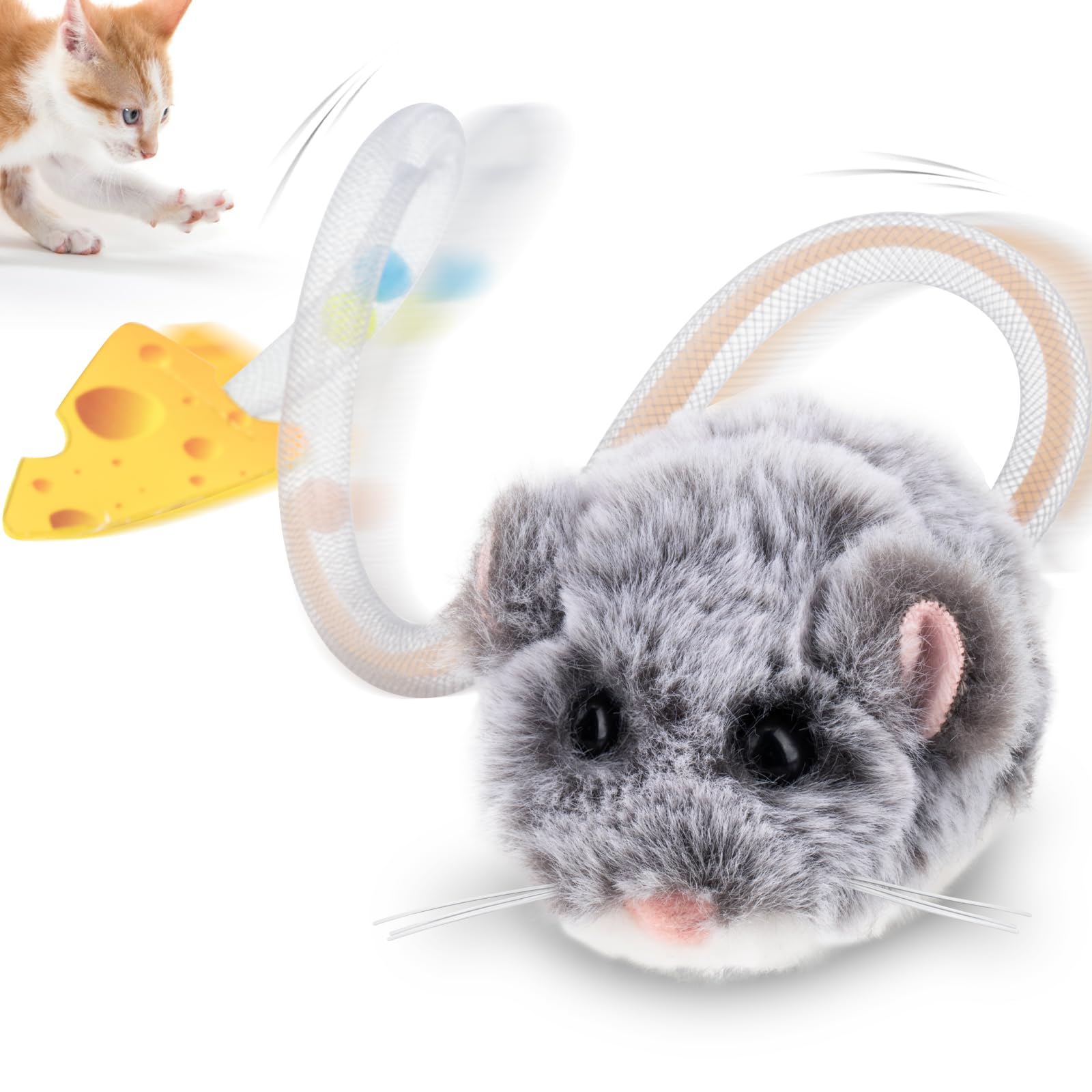 Migipaws MigiMouse 360° Rolling Interactive Cat Toy
