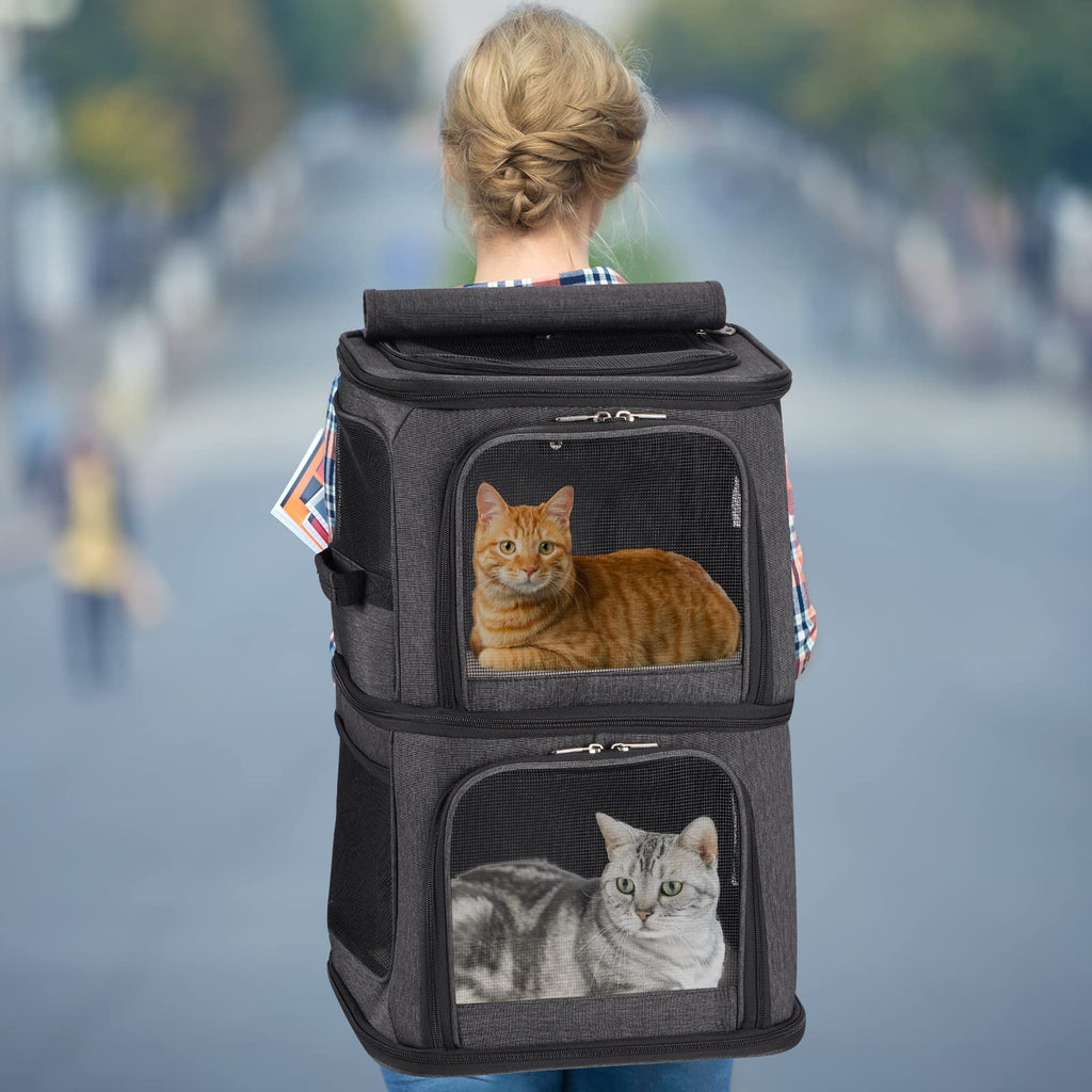 VOISTINO 2-in-1 Double Pet Carrier Backpack