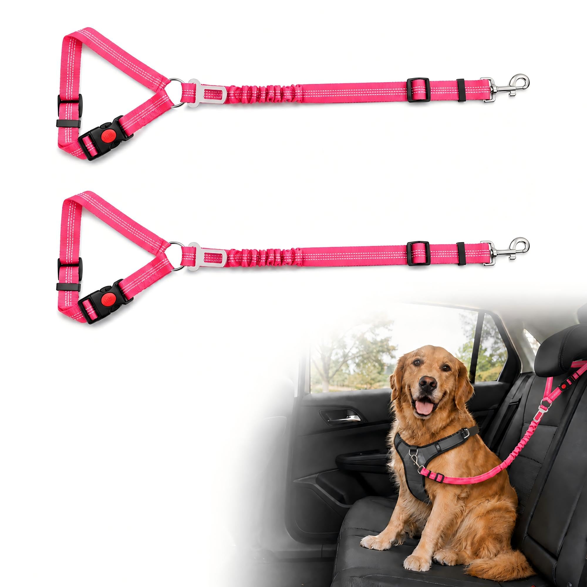 Adjustable Dog Car Seat Belt Safety Tether