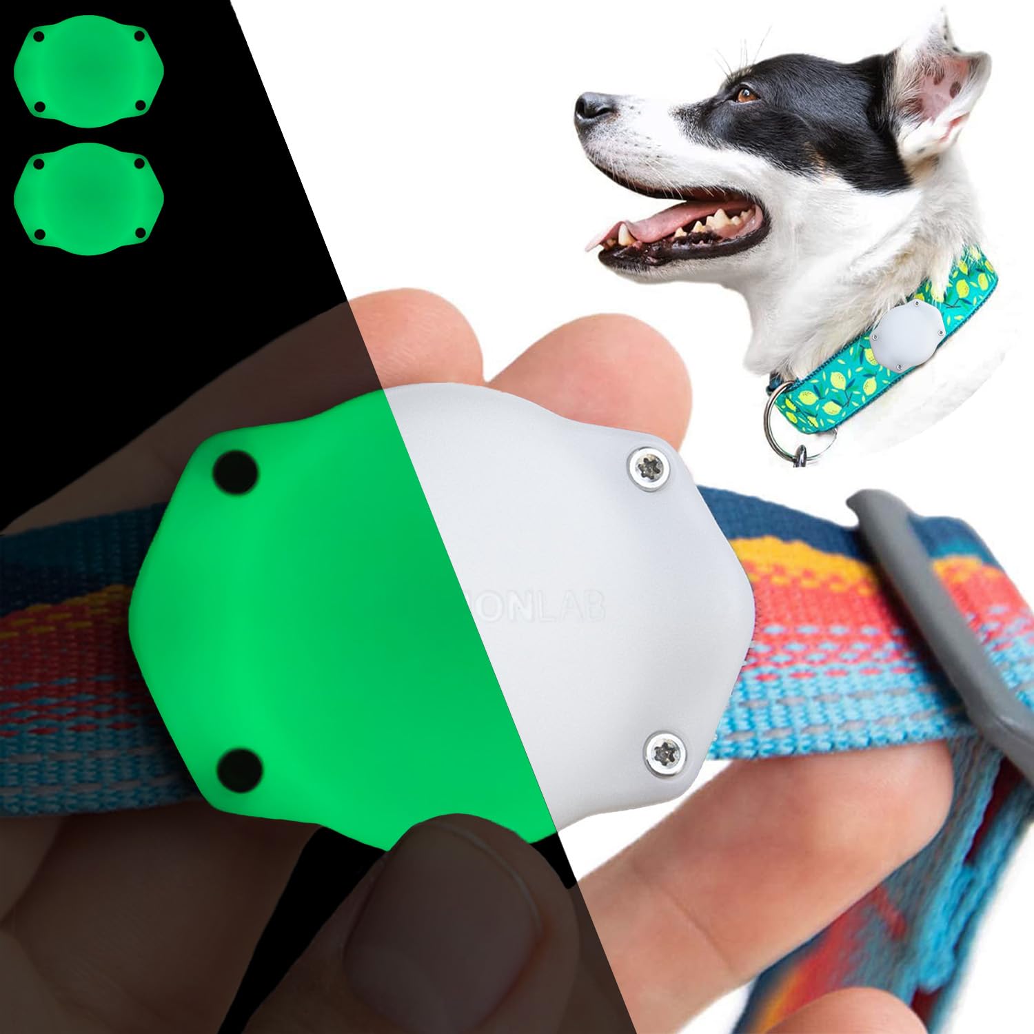 TagVault Pet: The Original AirTag Dog Collar Waterproof Mount, Ultra-Durable, Fits All Width Collars | Elevation Lab