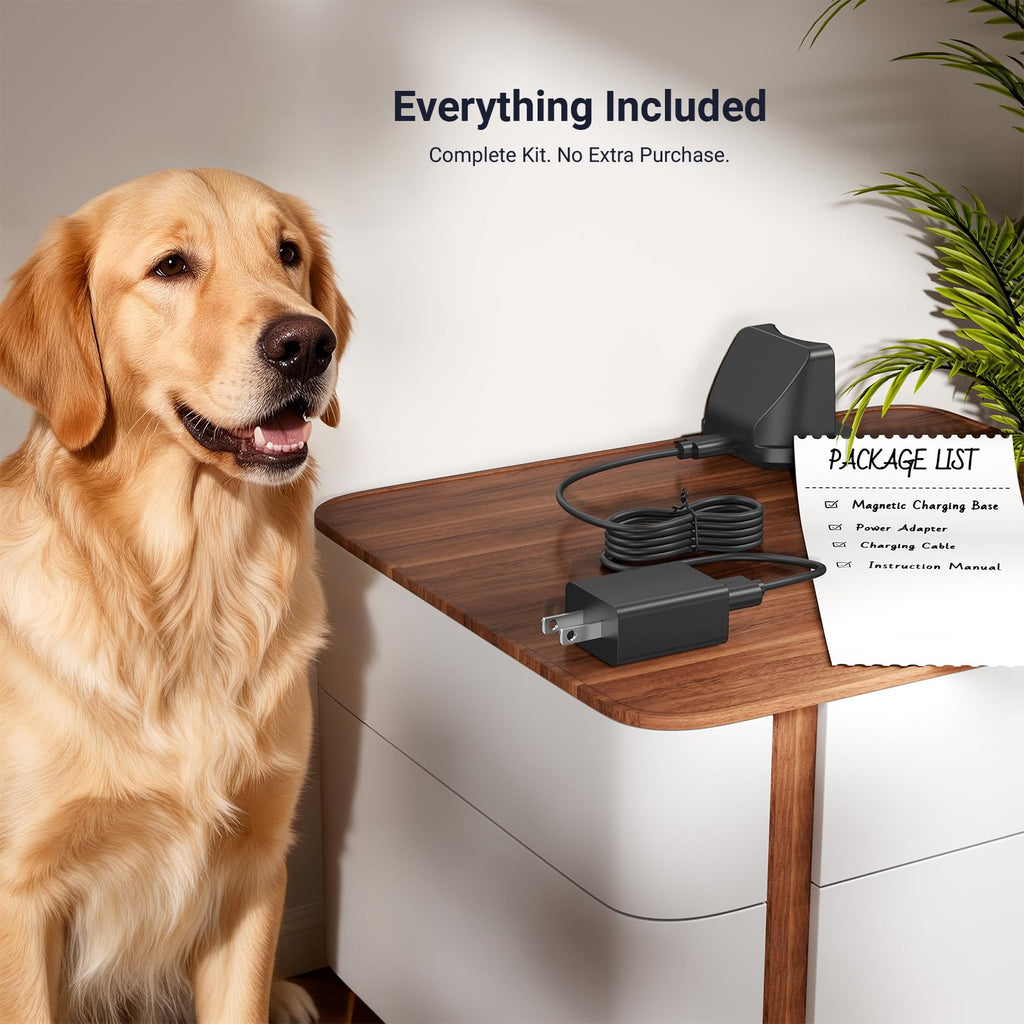 Charging Base for Dog Tracker - Compatible with Fi Series 3 GPS Tracker Smart Pet Collar Activity Monitor Replacement Magnetic Charger Station Adapter