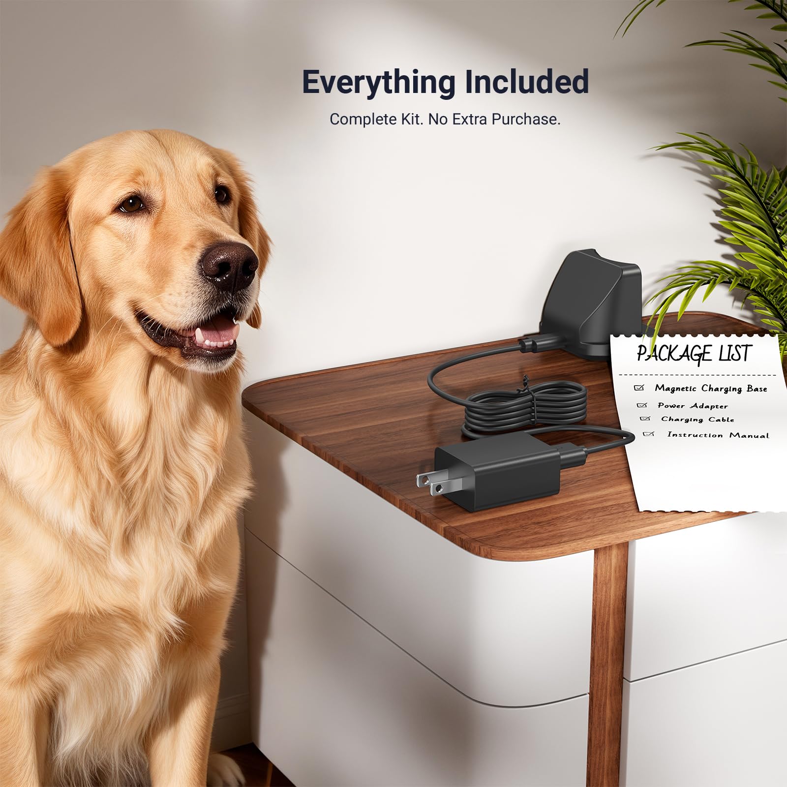 Charging Base for Dog Tracker - Compatible with Fi Series 3 GPS Tracker Smart Pet Collar Activity Monitor Replacement Magnetic Charger Station Adapter