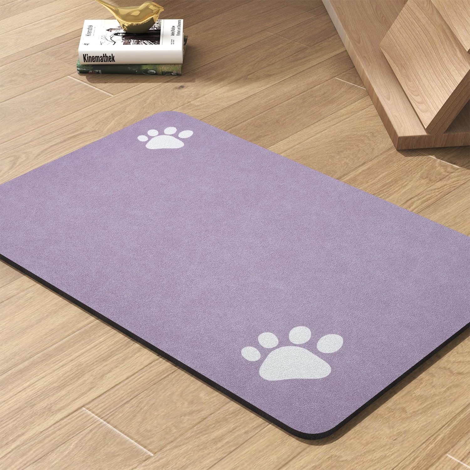 PADOOR Absorbent Pet Feeding Mat for Food and Water Bowls