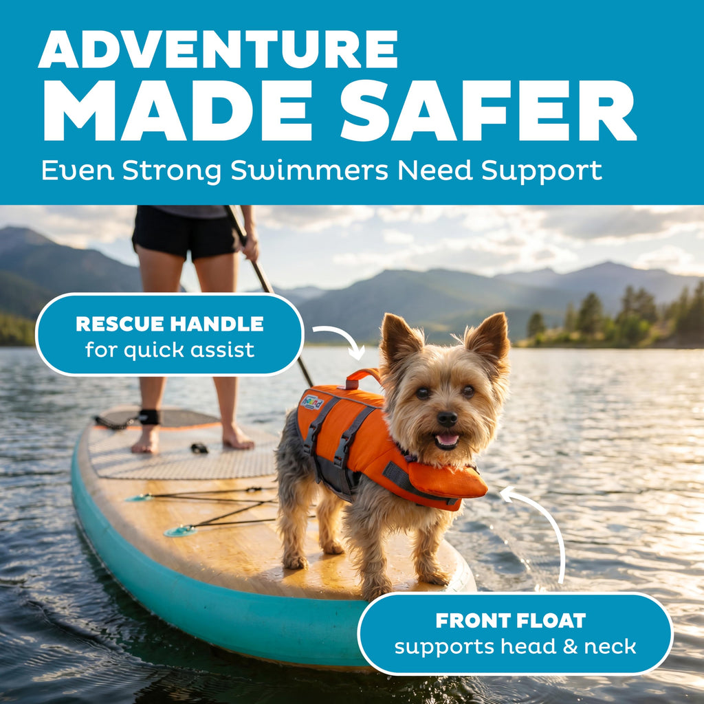 Outward Hound Dawson Red Dog Life Jacket, Large
