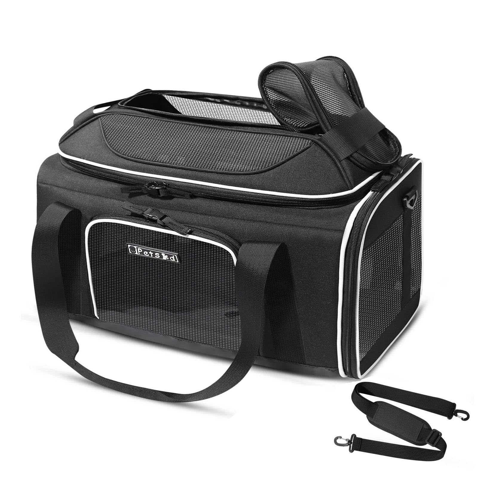 Petskd Top-Expandable Airline-Approved Small Pet Carrier