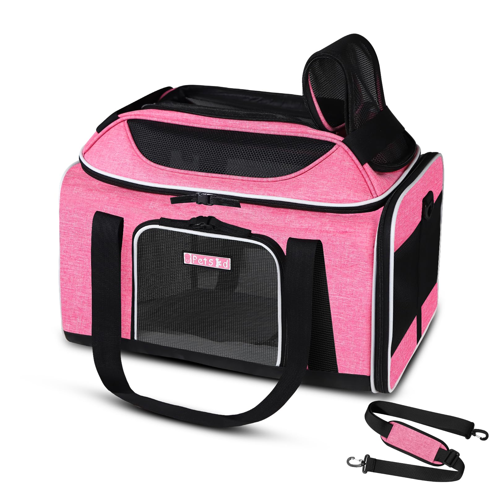 Petskd Top-Expandable Airline-Approved Small Pet Carrier