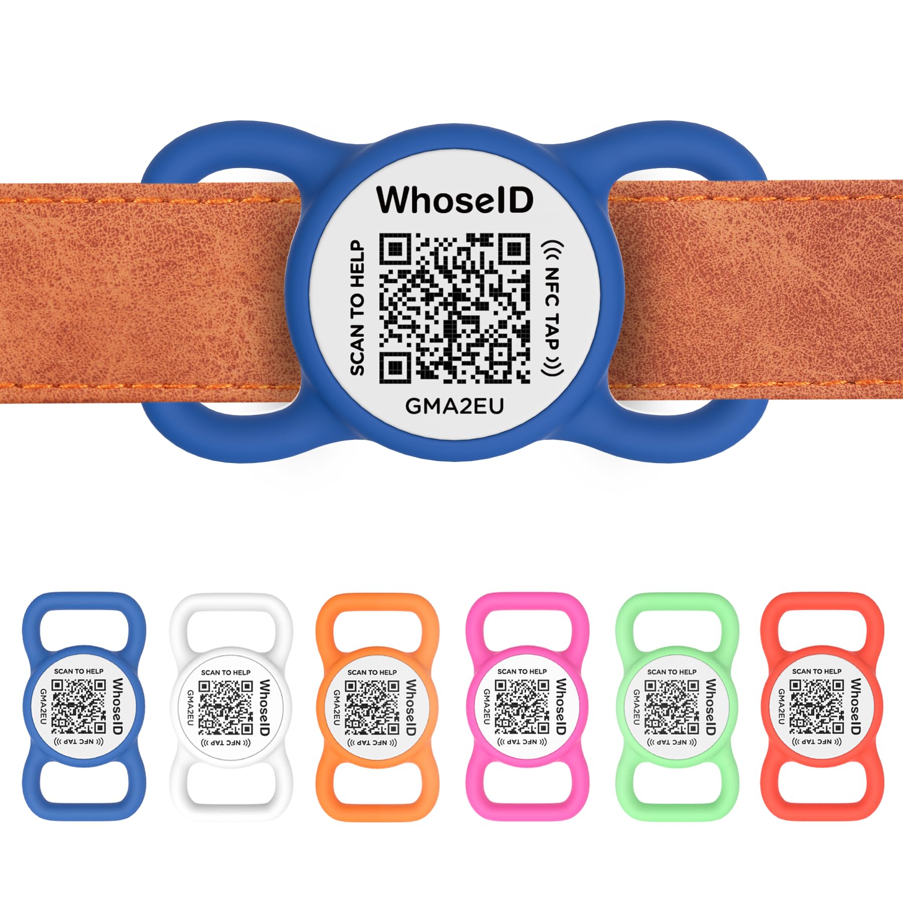 WhoseID Personalized QR Code and NFC Pet ID Tag