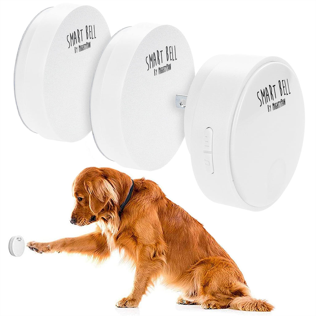 Mighty Paw Smart Dog Bell 2.0 | Wireless Dog Door Bell for Potty Training - Potty Training Bell for Puppies for Door - Door Bells for Dogs to Ring to Go Outside - Electronic Door Bell Dog Button